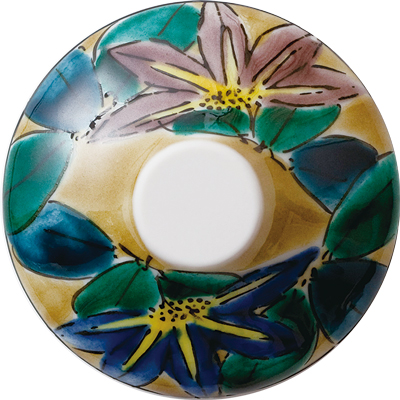 九谷焼 フリーグラス（大/格子）青粒鉄仙 九谷焼 フリーグラス（大⁄格子）青粒鉄仙 在庫限り） 九谷焼 フリー