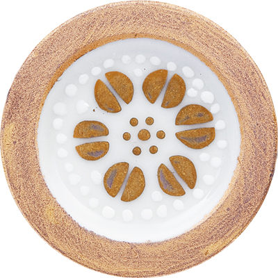 ペアショットグラス　白粒鉄仙・青粒鉄仙