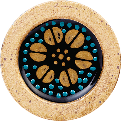 ペアショットグラス　白粒鉄仙・青粒鉄仙