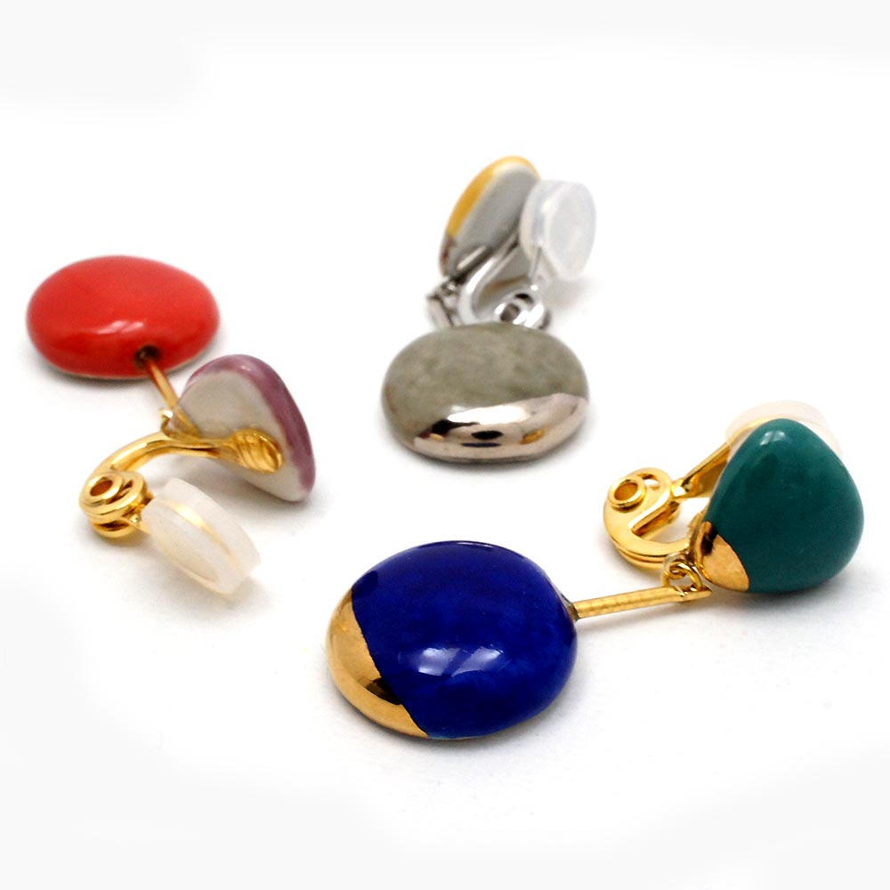 有田焼 プチモビール（イヤリング/ソフトクリップ）