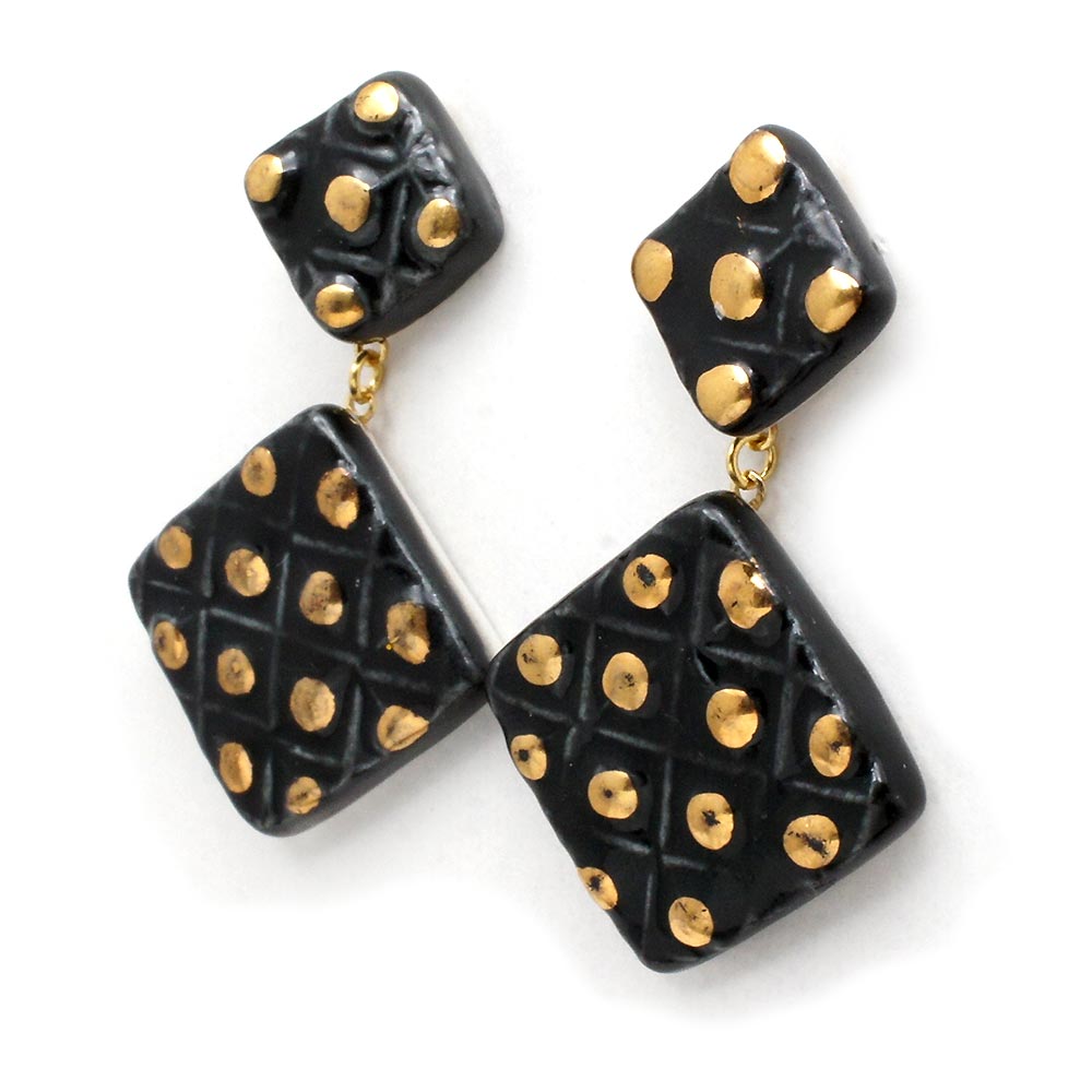 有田焼 ドットタイル（ピアス）