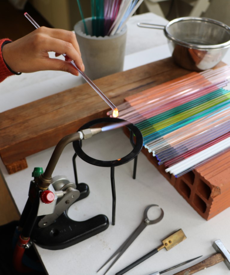 クラフトガラス Oyako（ネックレス）