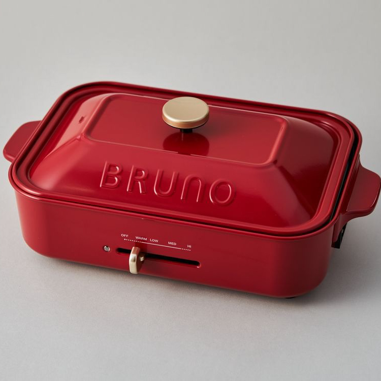 【未使用】BRUNO コンパクトホットプレート グリルプレート セット コンパクトグリルホットプレート+コンパクトホットプレート用
