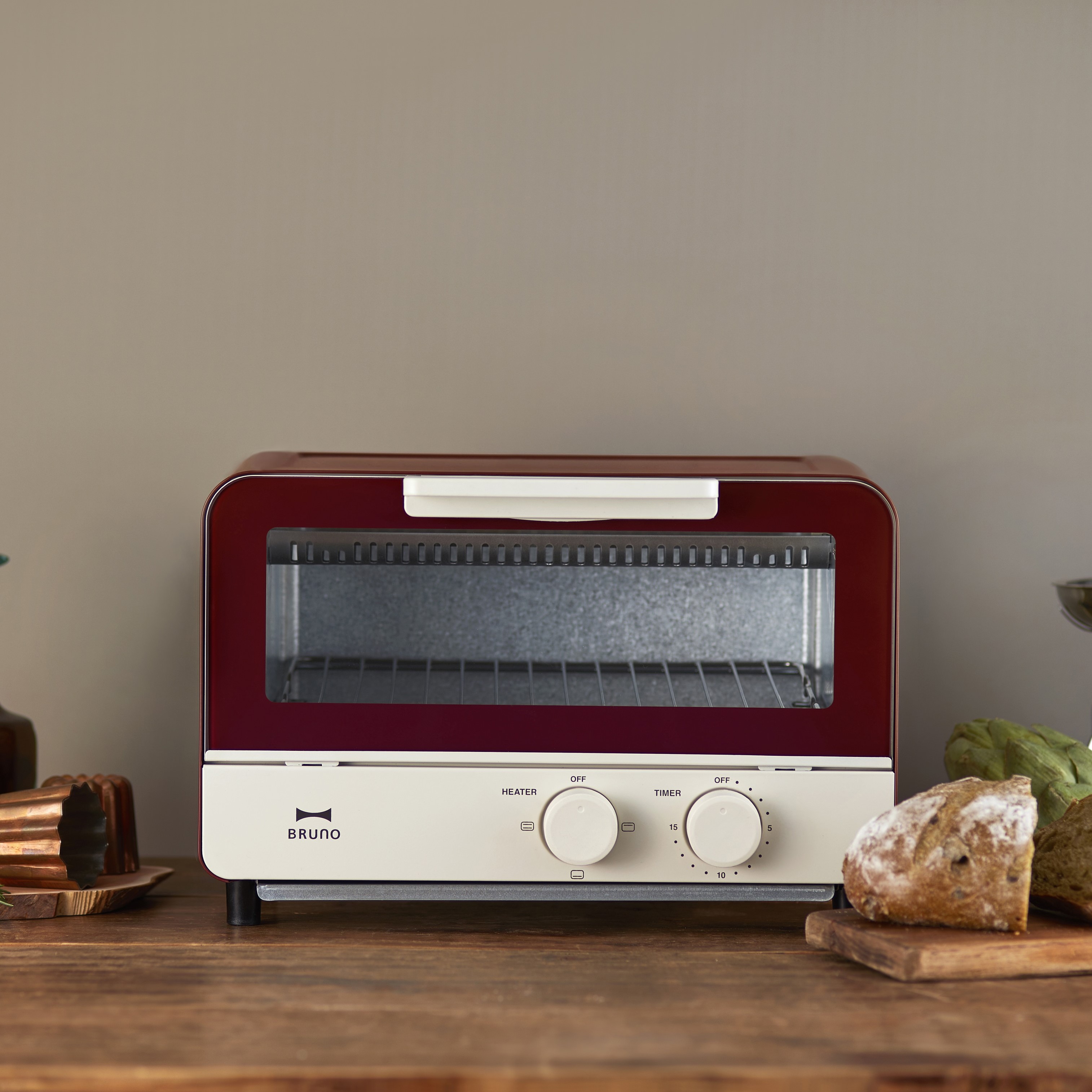 BRUNOブルーノオープントースター　新品未使用品 ブルーノ トースター | オーブントースター 2枚焼き - 心ときめく生活