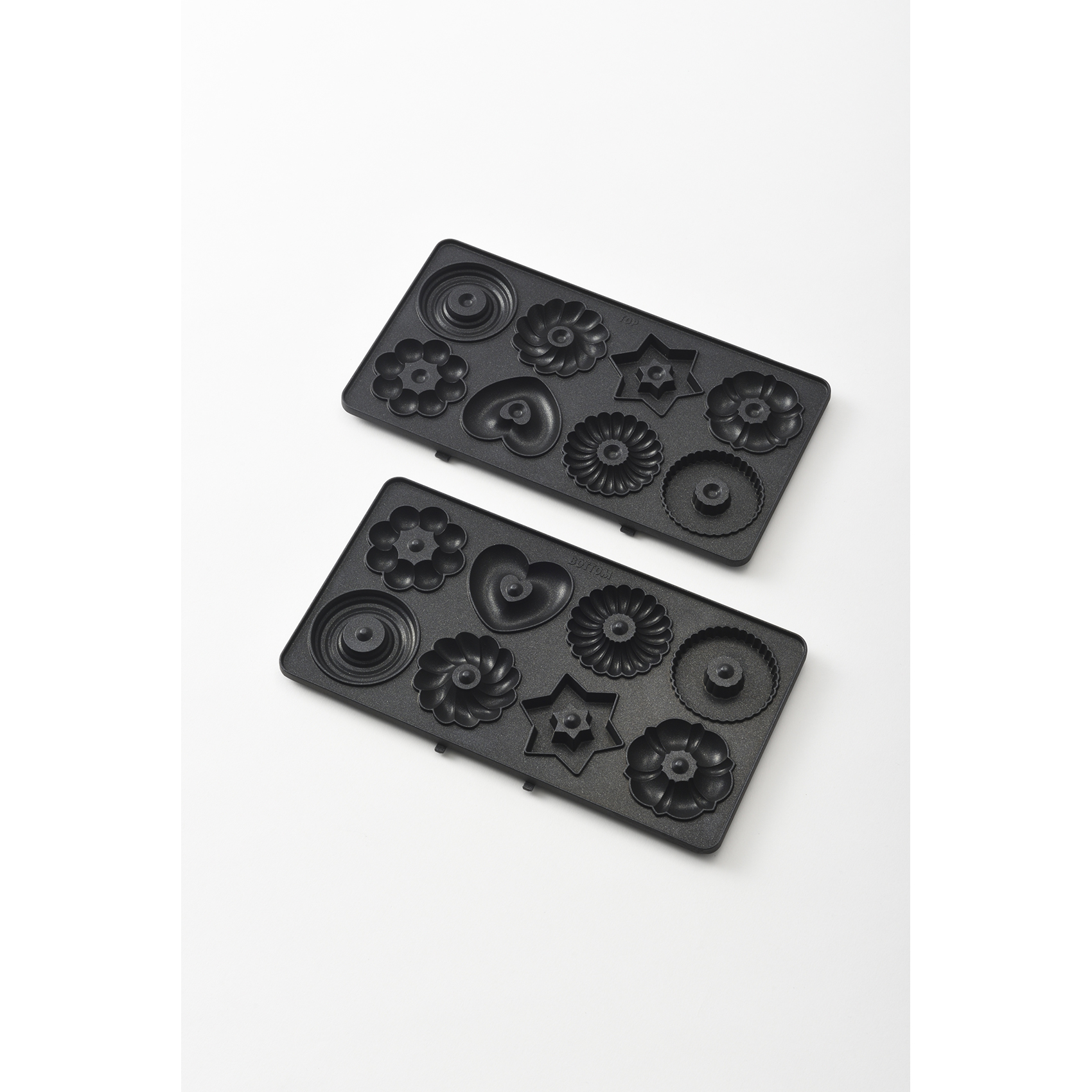 【2点セット】ホットサンドメーカー　ダブル＆ドーナツープレート