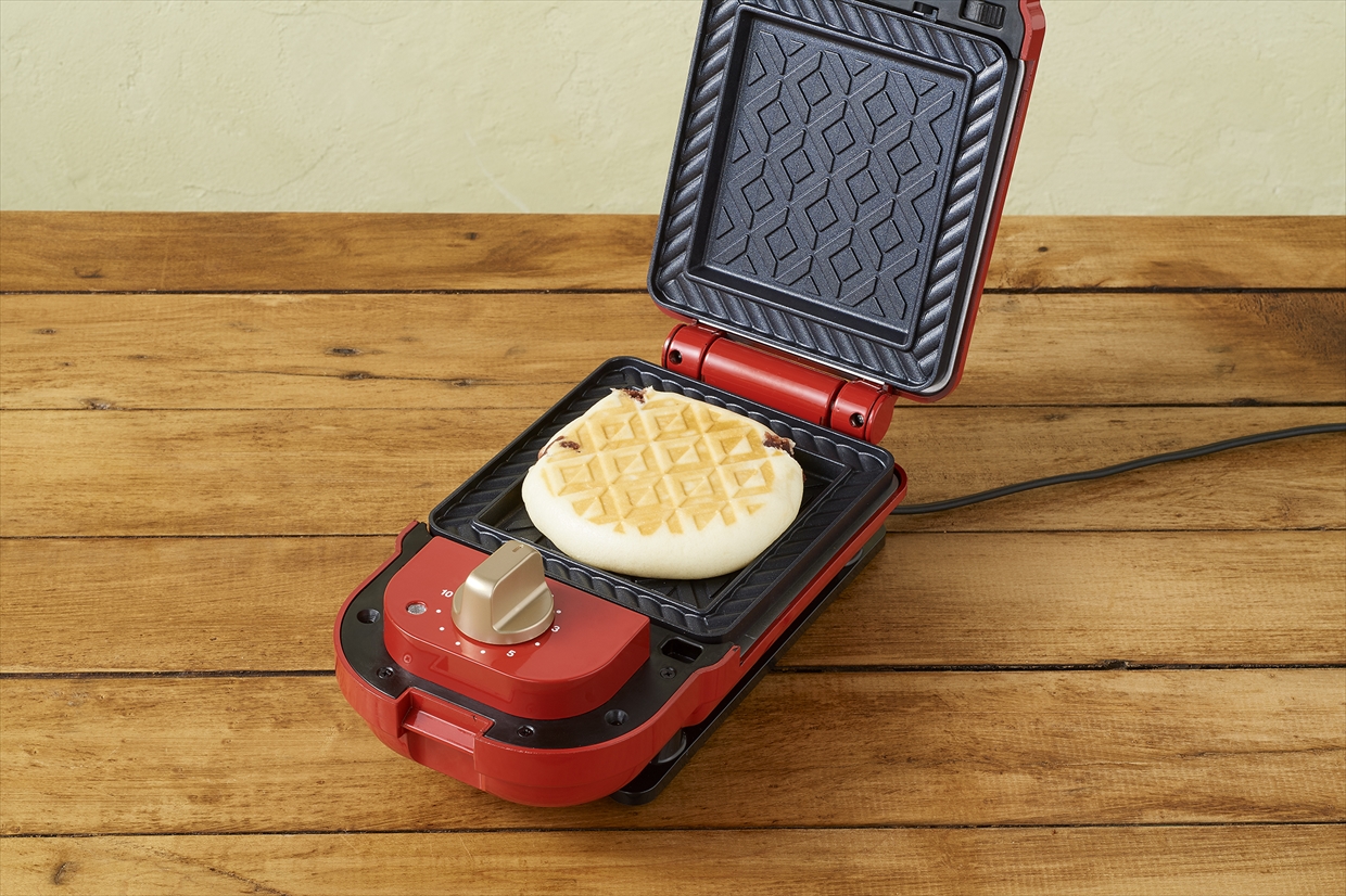 【2点セット】ホットサンドメーカー　シングル＆ドーナツプレート