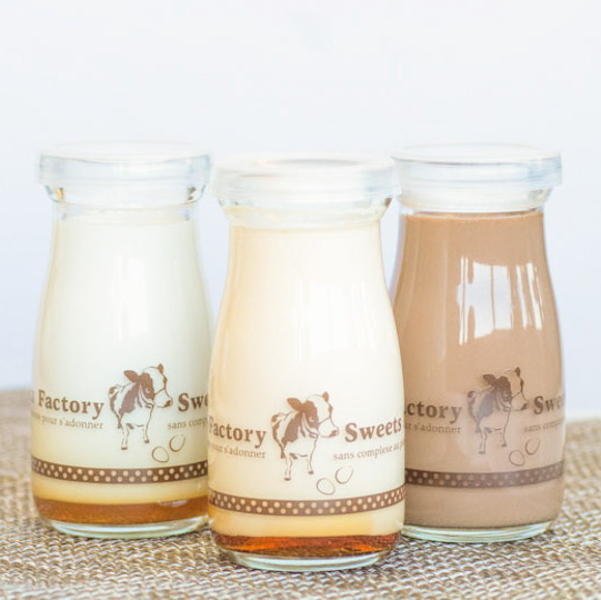 プリン6本セット［チョコ・くちどけ・ミルク］