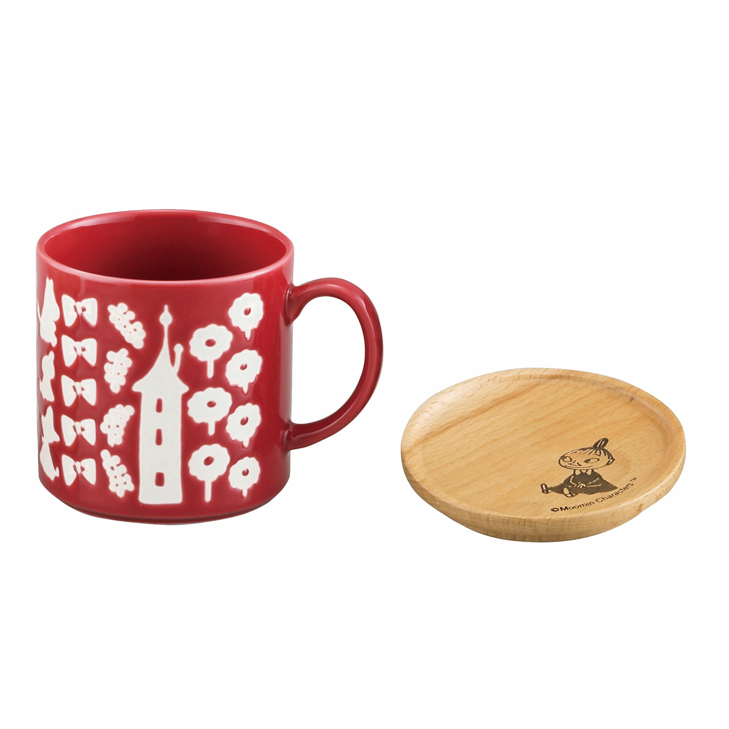 木製コースター付マグ