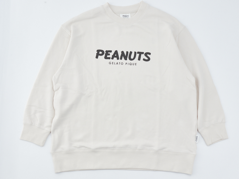 【WOMEN】【SNOOPY】裏毛プルオーバー&リブパンツセット