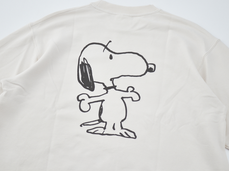 【WOMEN】【SNOOPY】裏毛プルオーバー&リブパンツセット