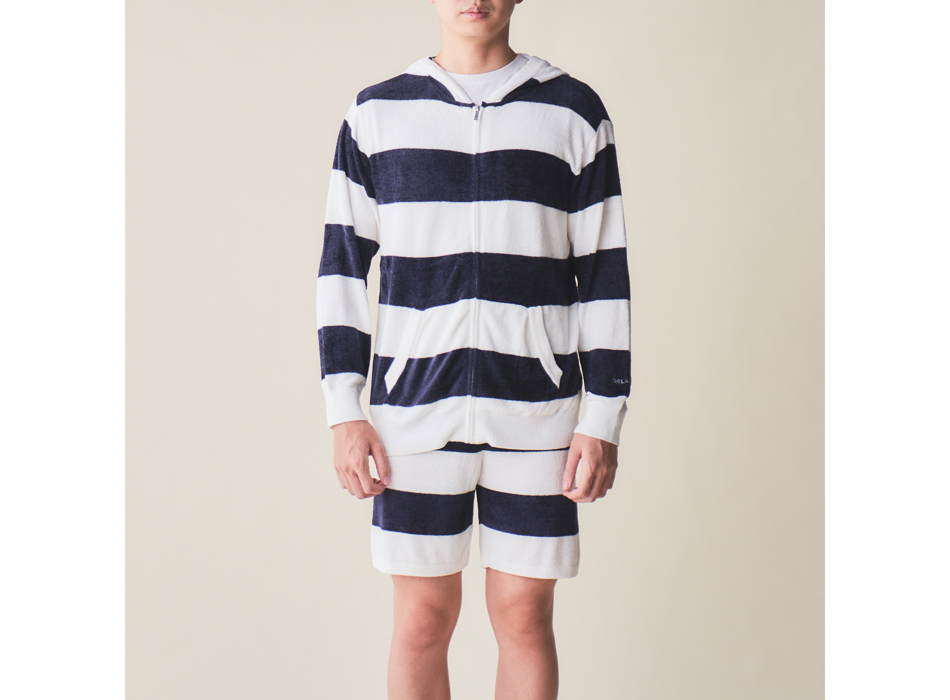 【HOMME】スムーズィーliteクール2BD　パーカー＆ハーフパンツセット