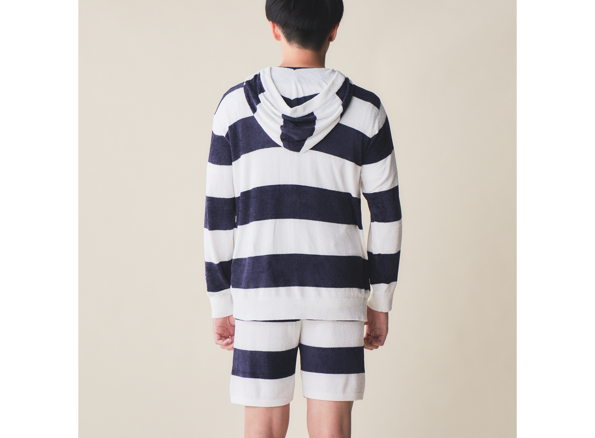 【HOMME】スムーズィーliteクール2BD　パーカー＆ハーフパンツセット