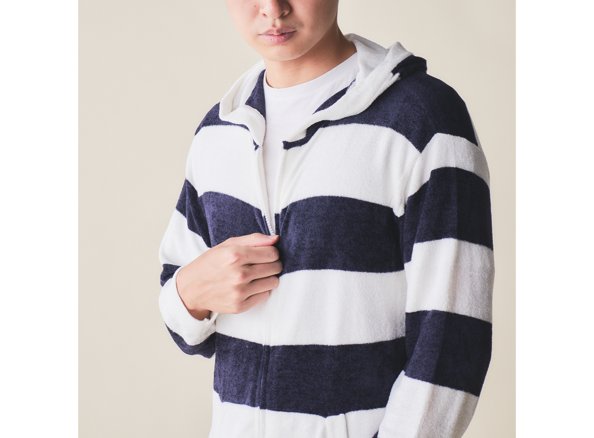 【HOMME】スムーズィーliteクール2BD　パーカー＆ハーフパンツセット