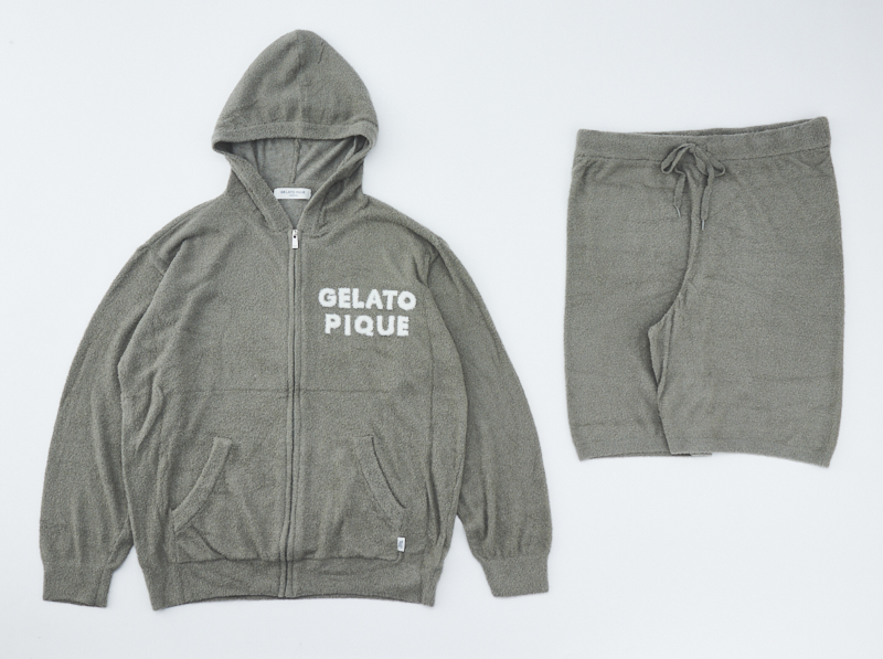 【HOMME】スムーズィーJQD パーカー＆ハーフパンツセット