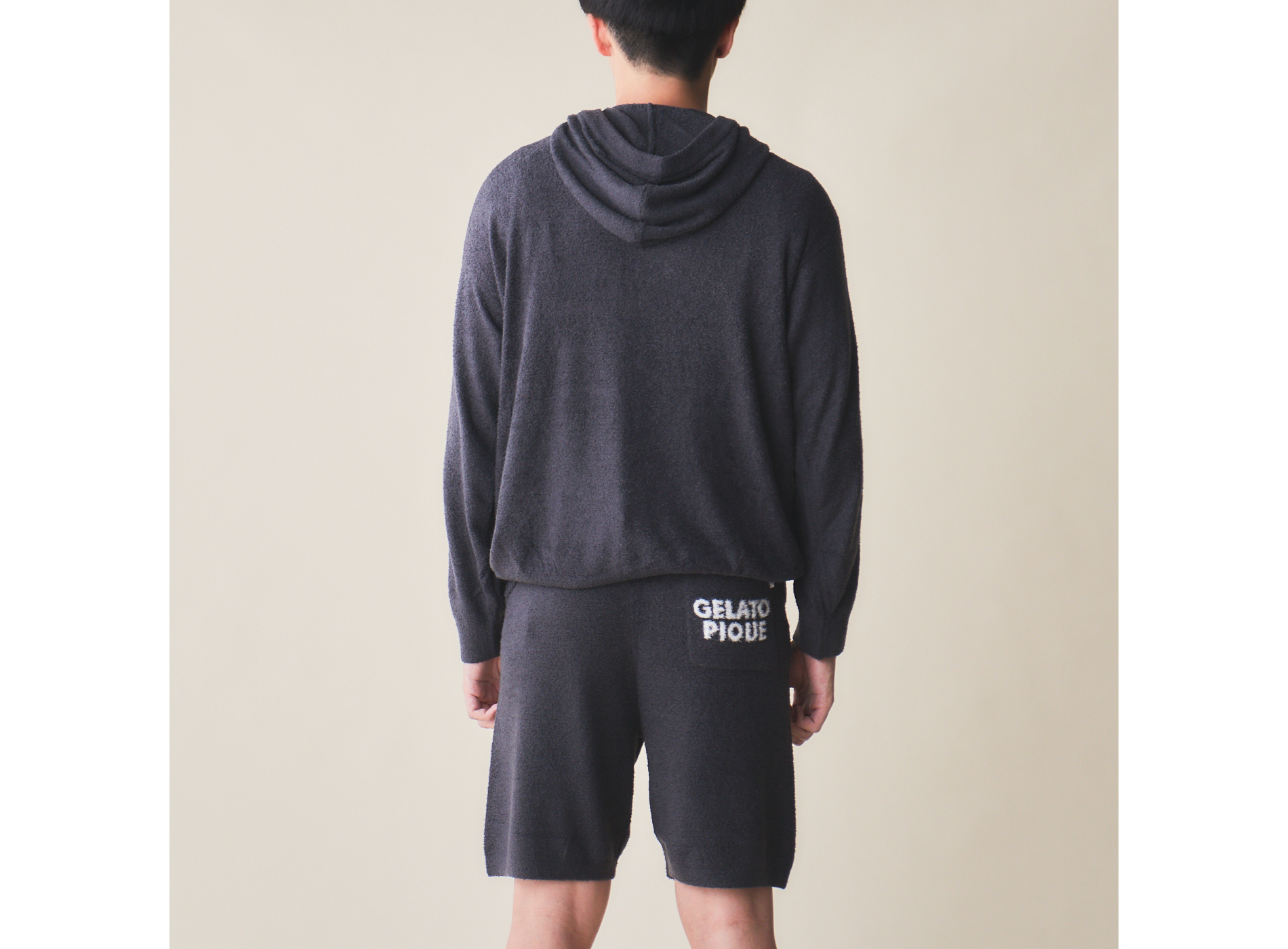 【HOMME】スムーズィーJQD パーカー＆ハーフパンツセット