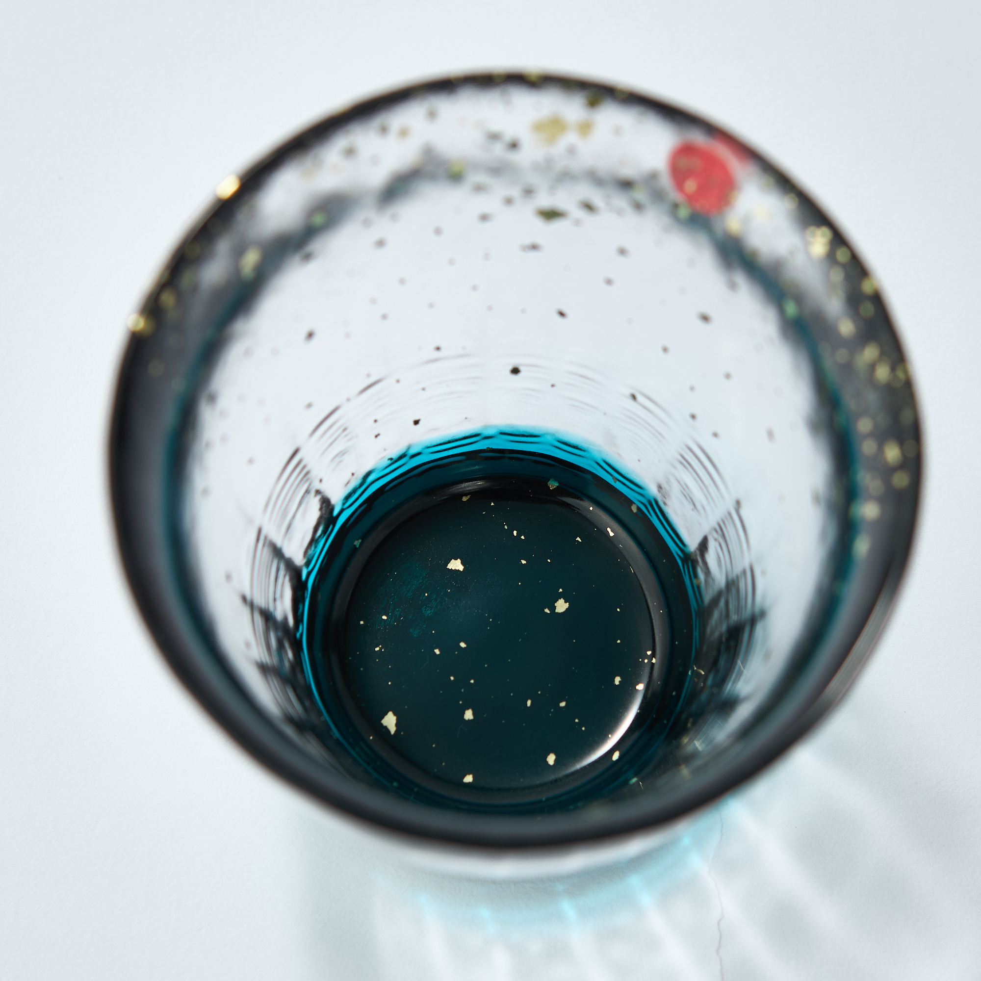 津軽びいどろ 氷華 金彩ロックグラス　木箱入り