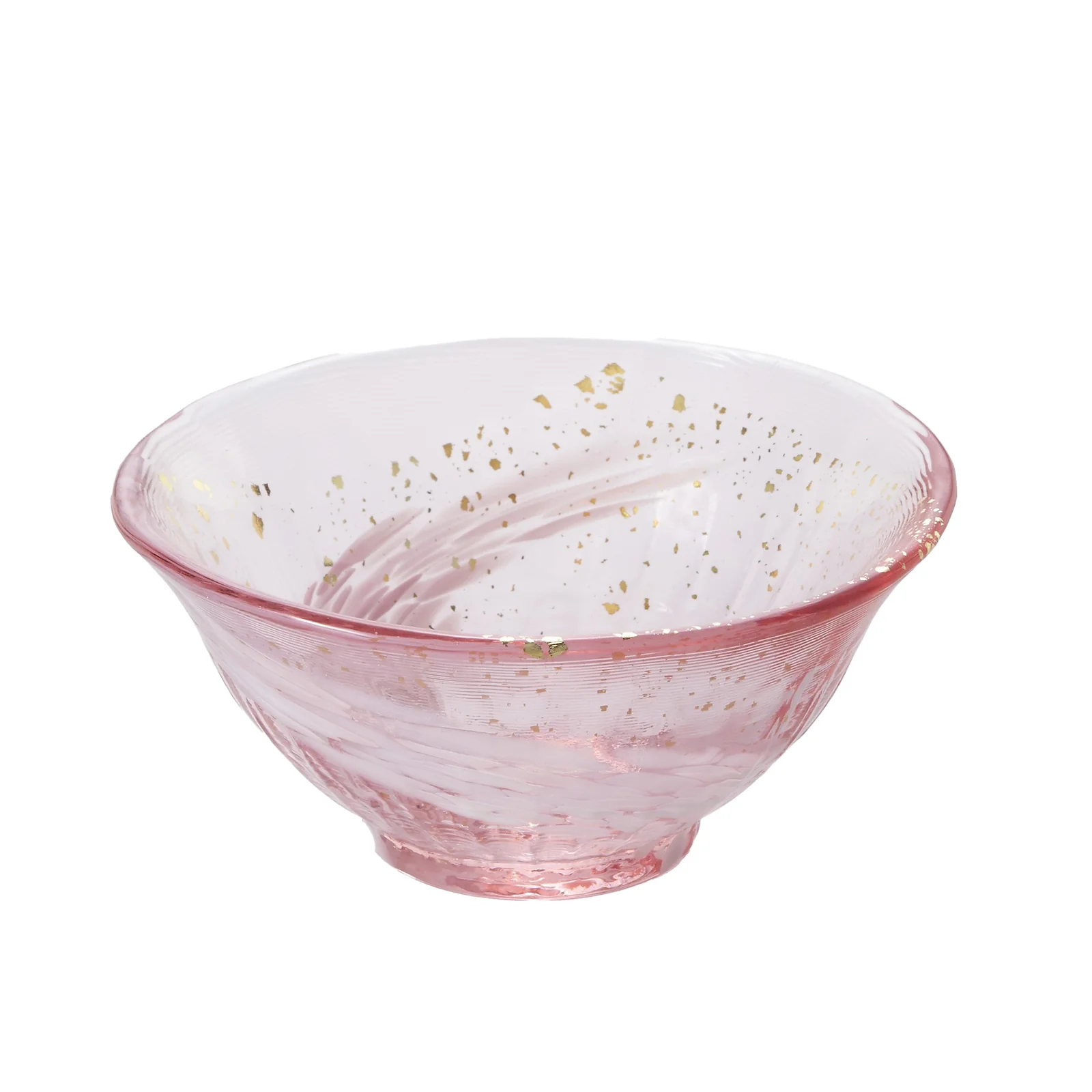 津軽びいどろ 爽華 金彩 盃　木箱入り