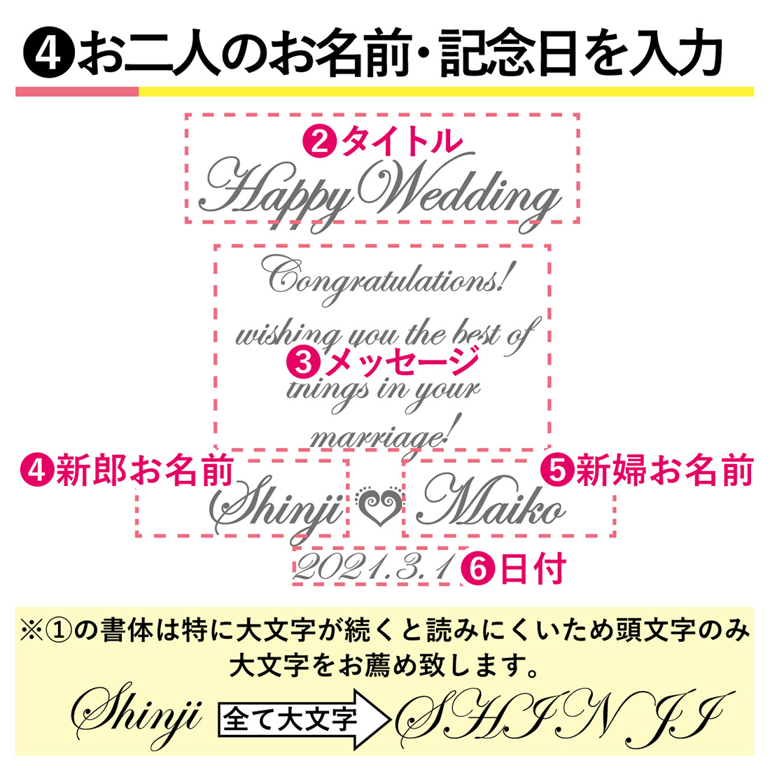 ガラスフォトフレーム フラワー ウェディング 写真