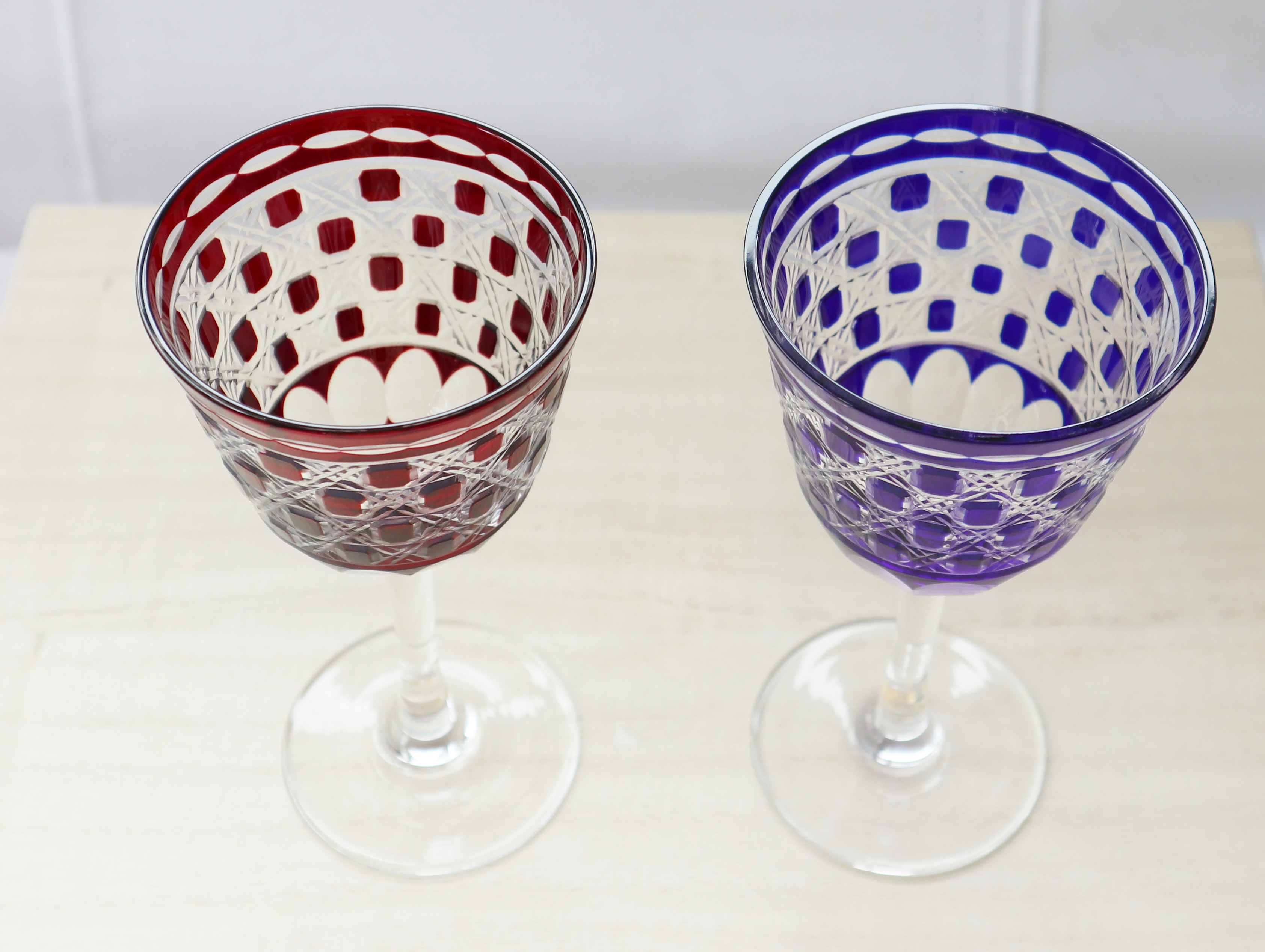 ワイングラス 籠目切子 | NakakinGlass（ナカキングラス）のプレゼント