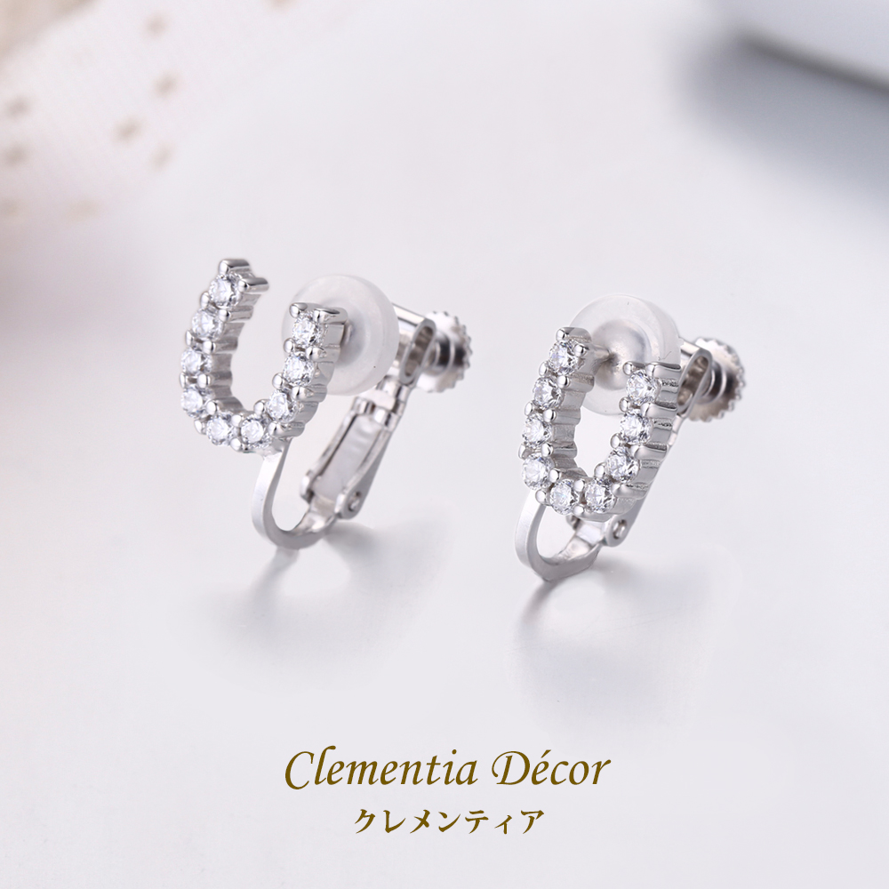 【Clementia】ケリーホースシューイヤリング