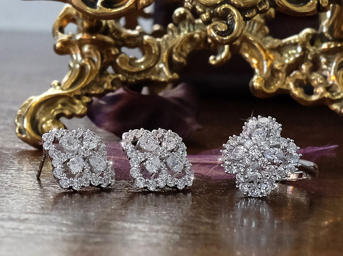 【Clementia】マリリンネックレス＆ピアス＆リングセット