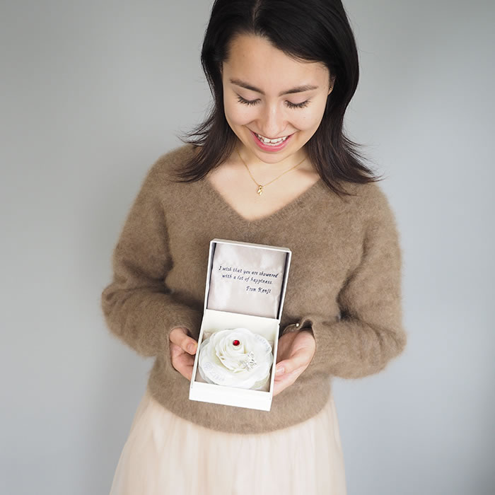 【超速サービス】誕生石ローズボックス