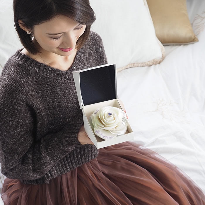 【超速サービス】誕生石ローズボックス