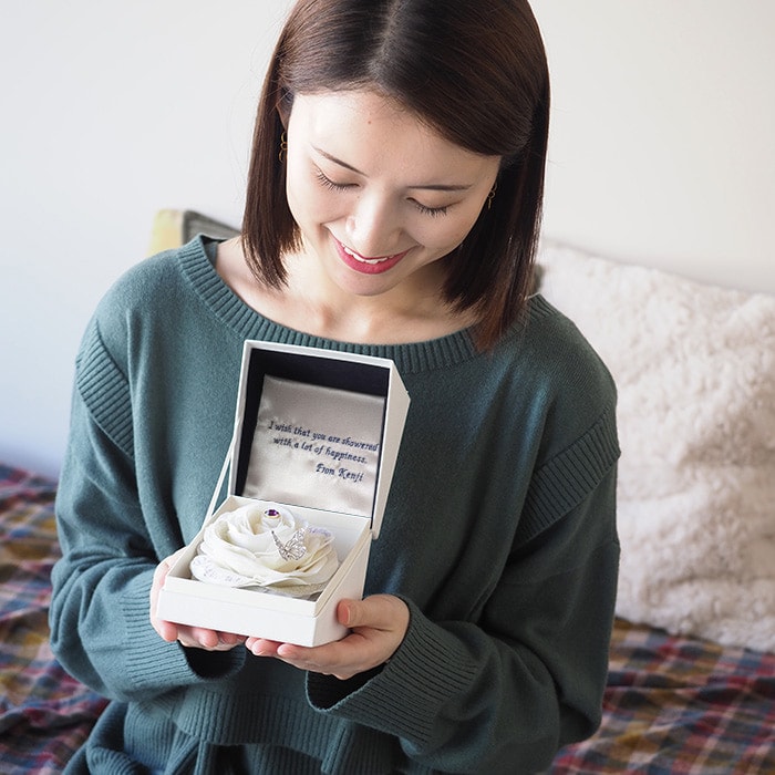 【超速サービス】誕生石ローズボックス