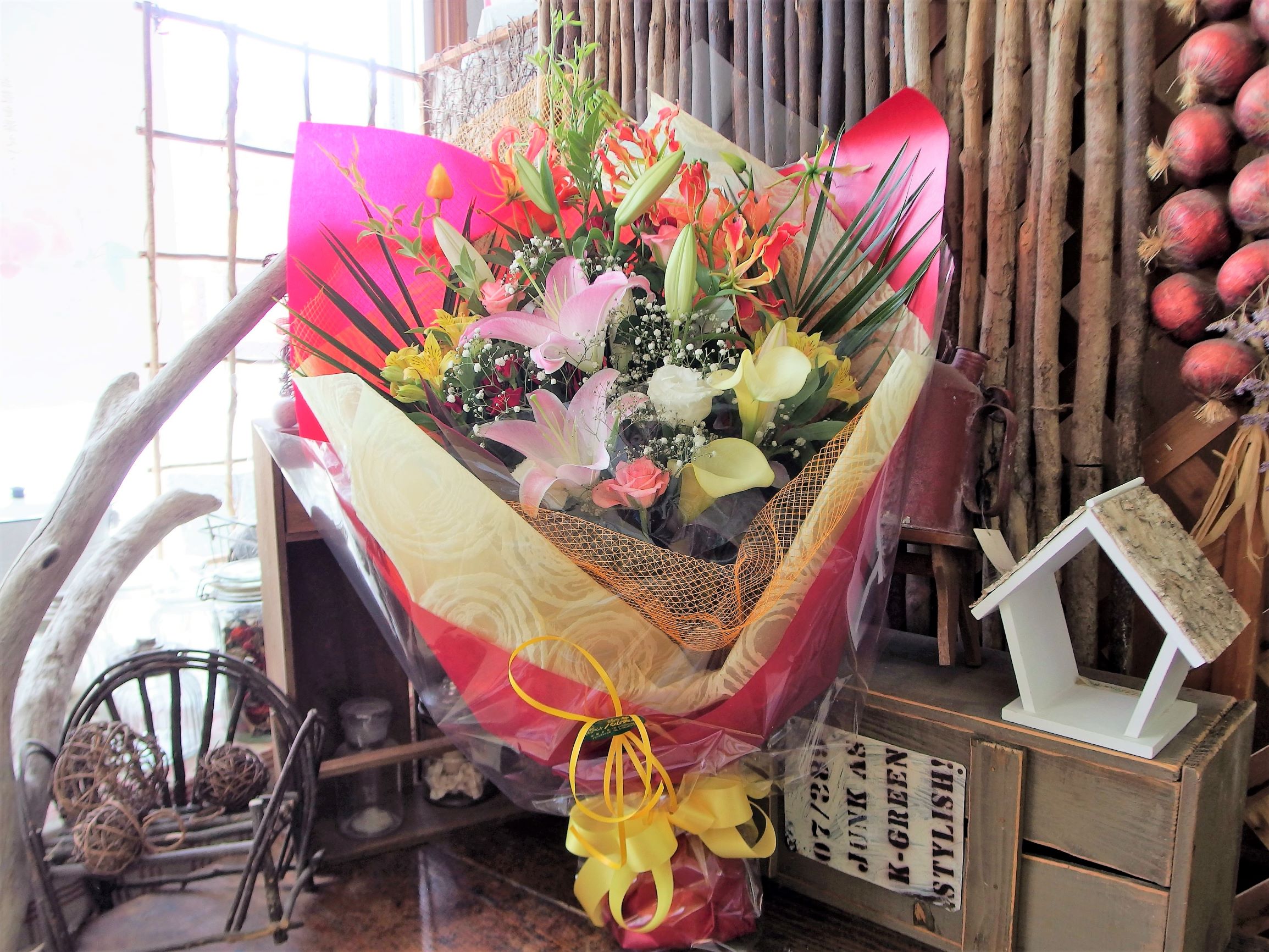 退職祝にもおすすめ豪華なお花