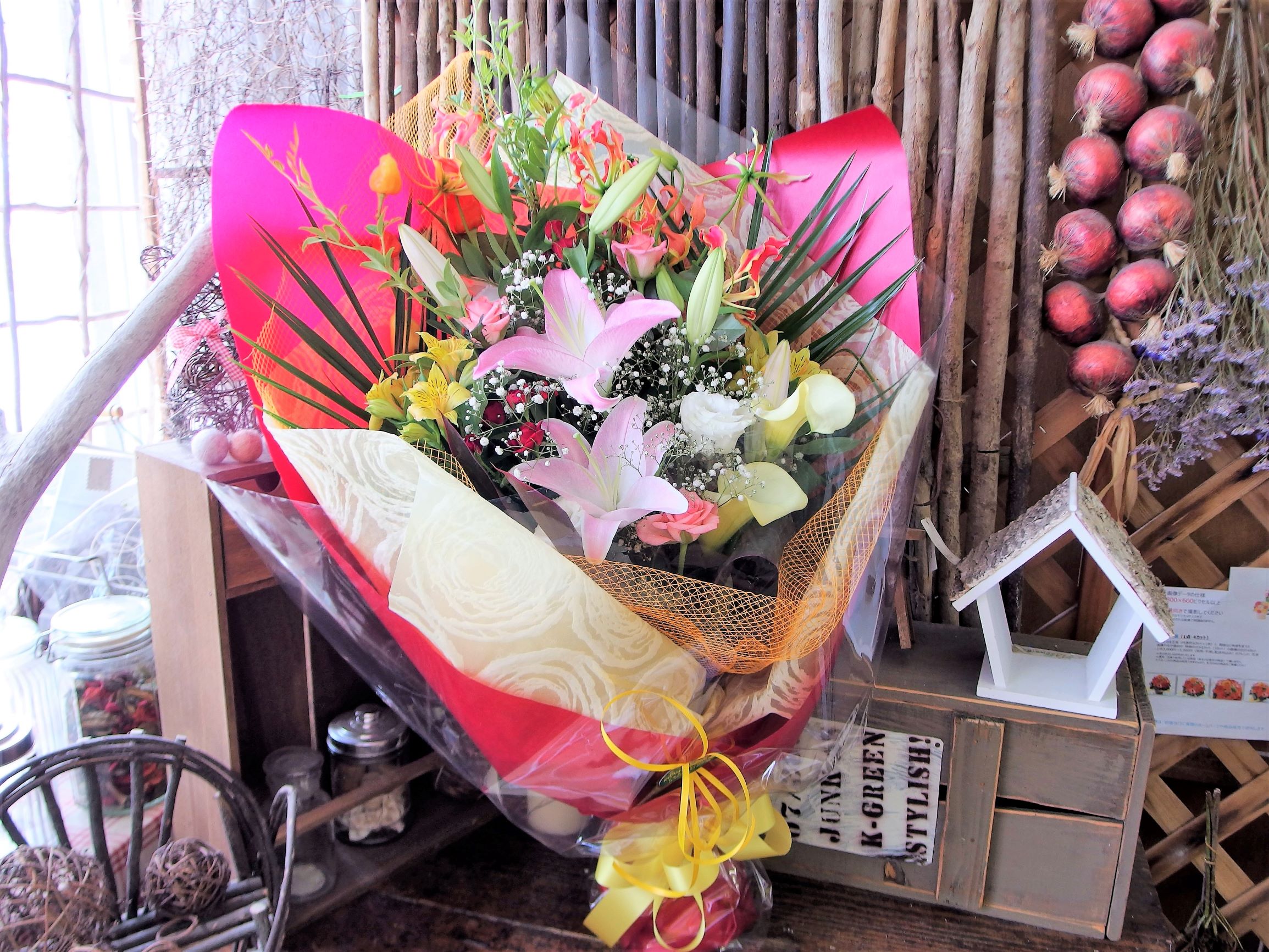 退職祝にもおすすめ豪華なお花