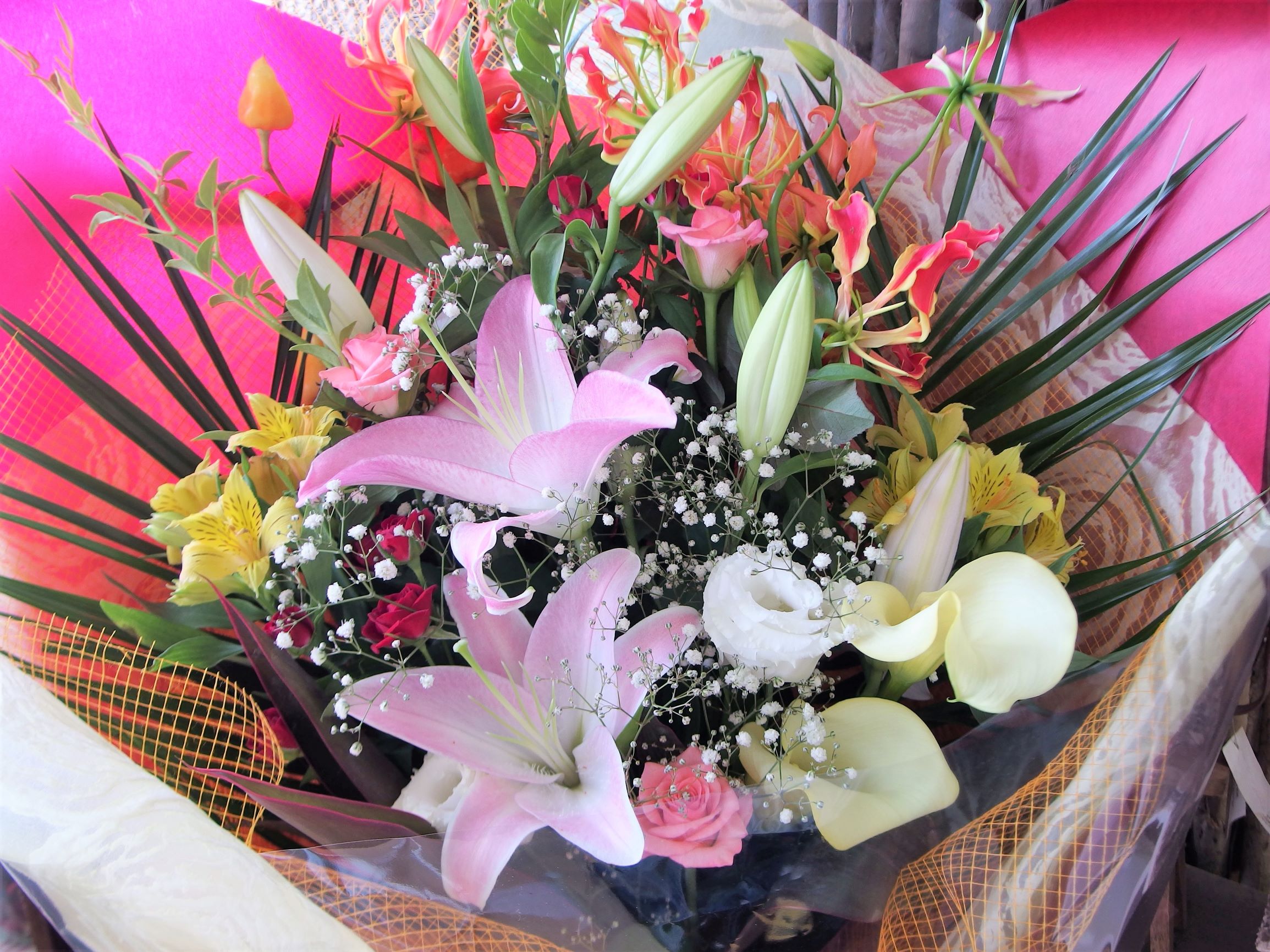 退職祝にもおすすめ豪華なお花