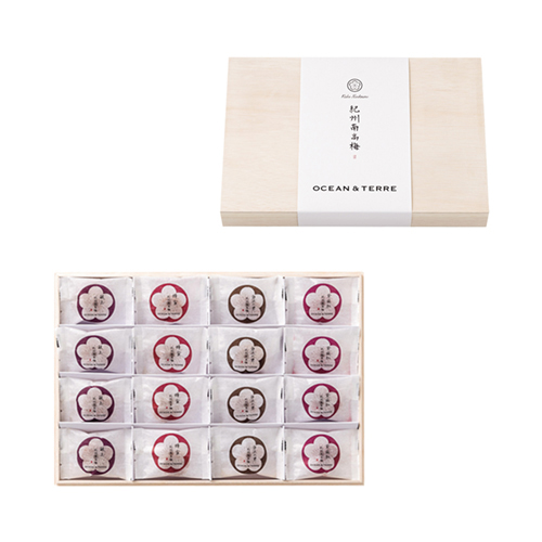 Premium 紀州南高梅 16粒 木箱入り A382