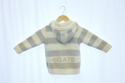ベビモコKids BLUE パーカー
