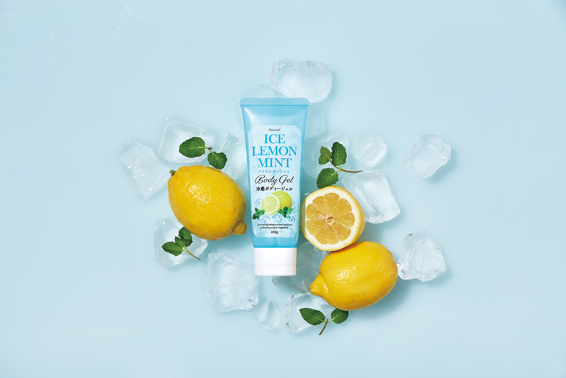 冷感ボディージェル アイスレモンミント