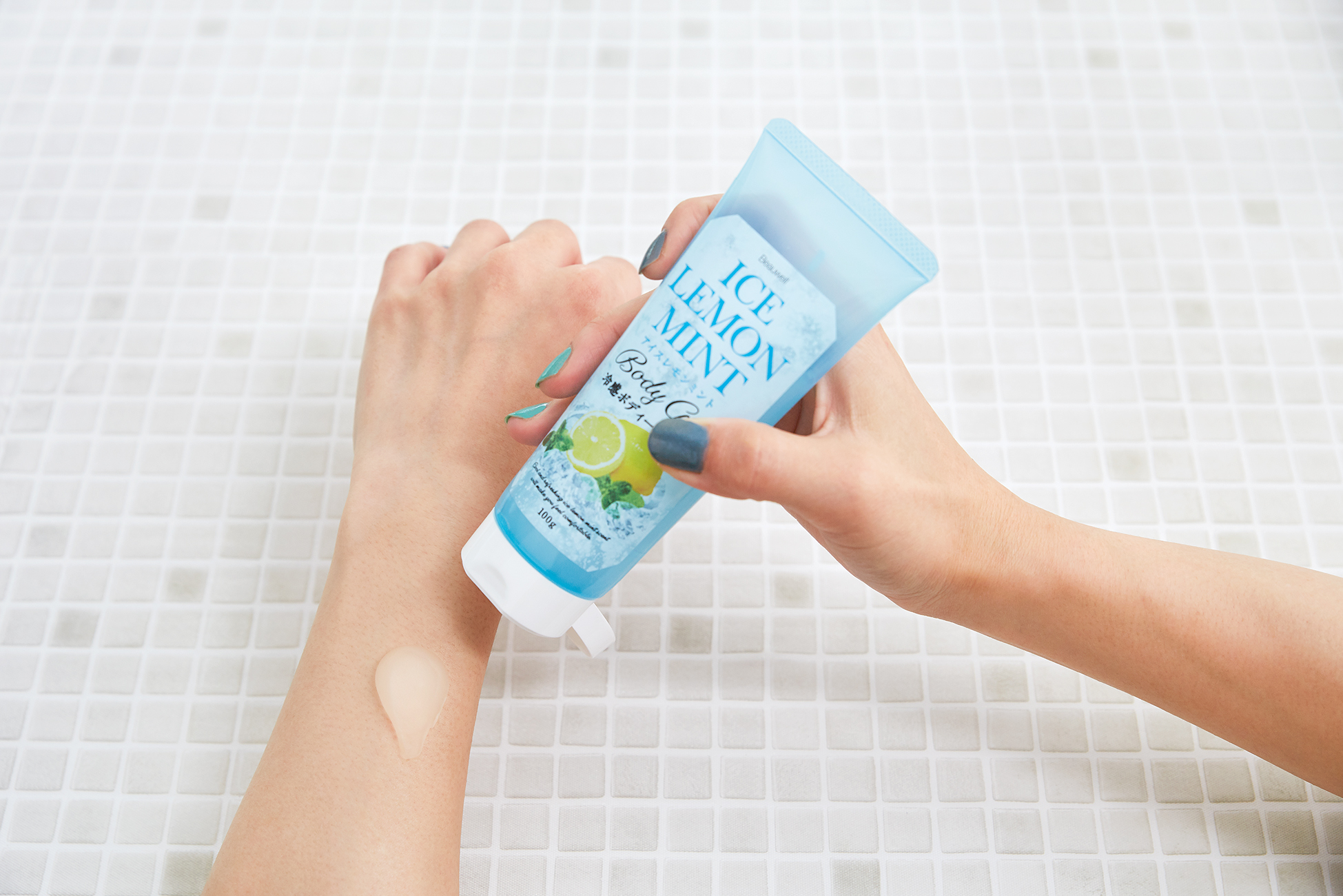 冷感ボディージェル アイスレモンミント
