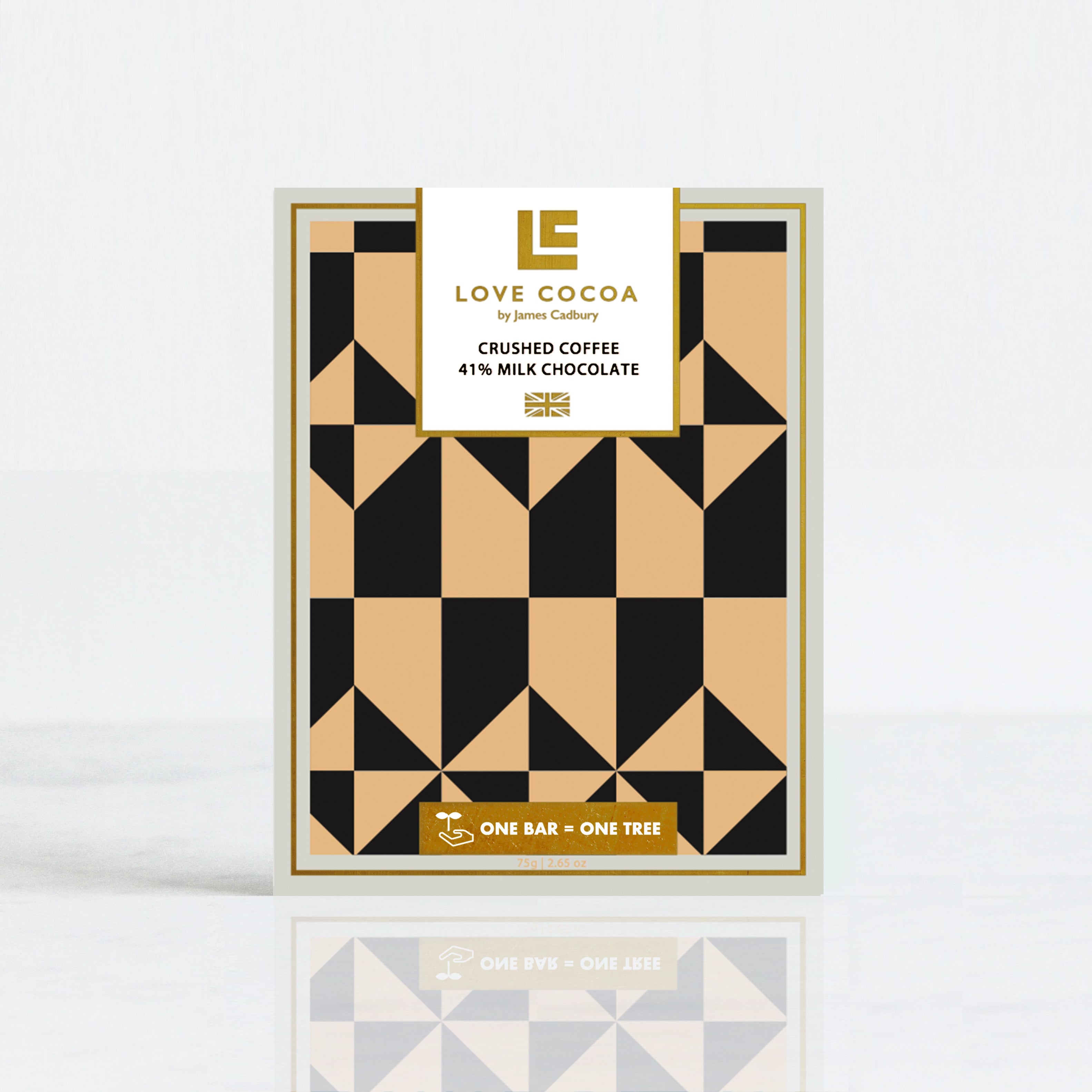 クラッシュコーヒー 41%ミルクチョコレート 75g