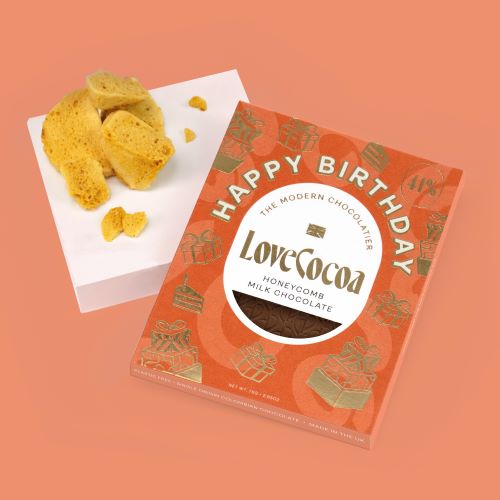 ハッピーバースデー ハニーコームミルクチョコレート 75g