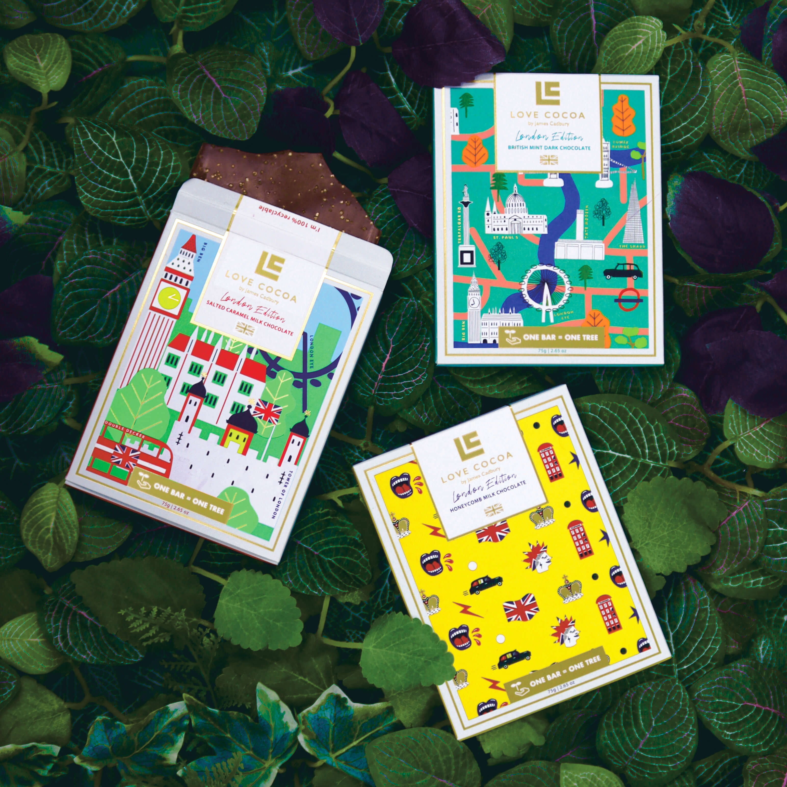 ≪ロンドンエディション≫イングリッシュミント 71%ダークチョコレート 75g