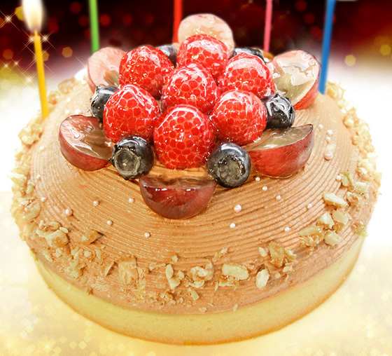 木苺のチョコレートバースデーケーキ14cm  誕生日 記念日 タルト メッセージプレート・キャンドル5本付