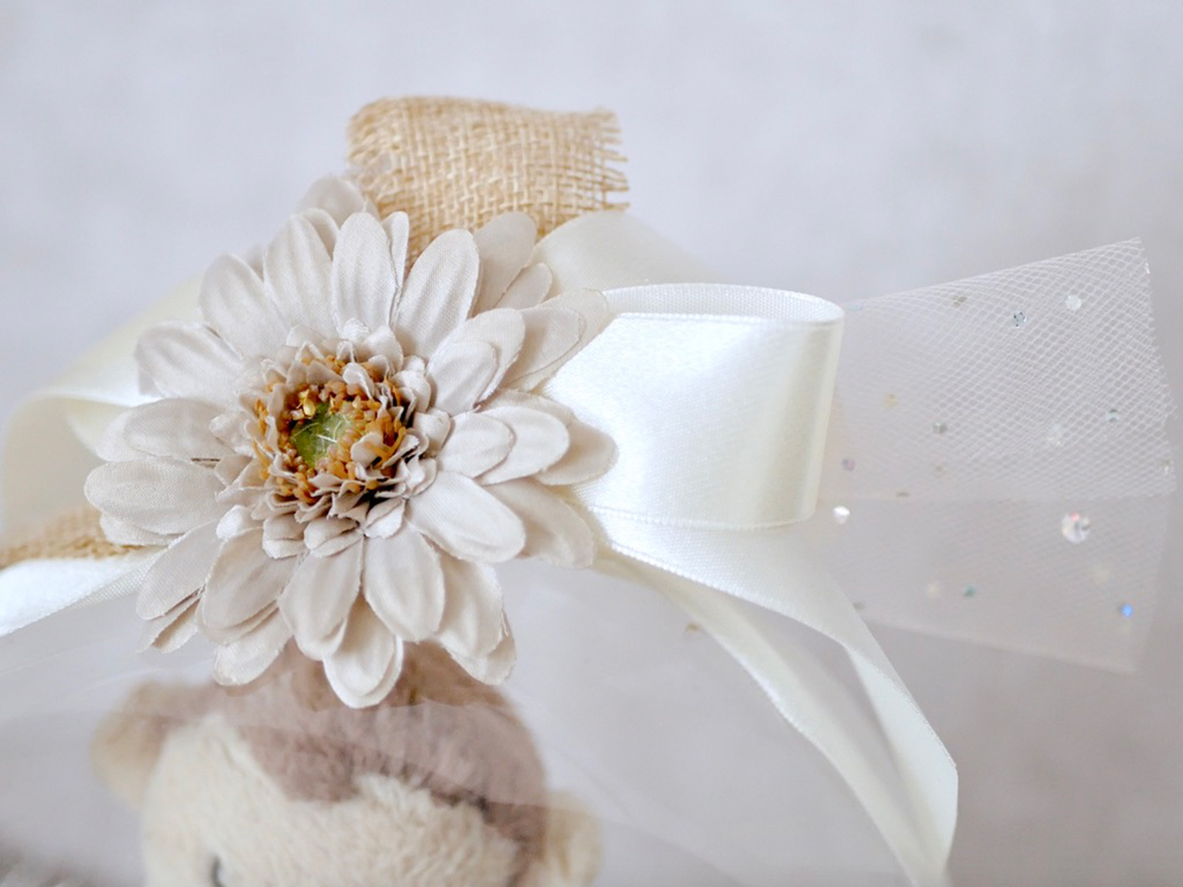 【文字入れオプション可】バルーンラッピング　ぬいぐるみバルーン　Bashful Monkey バシュフルモンキーS