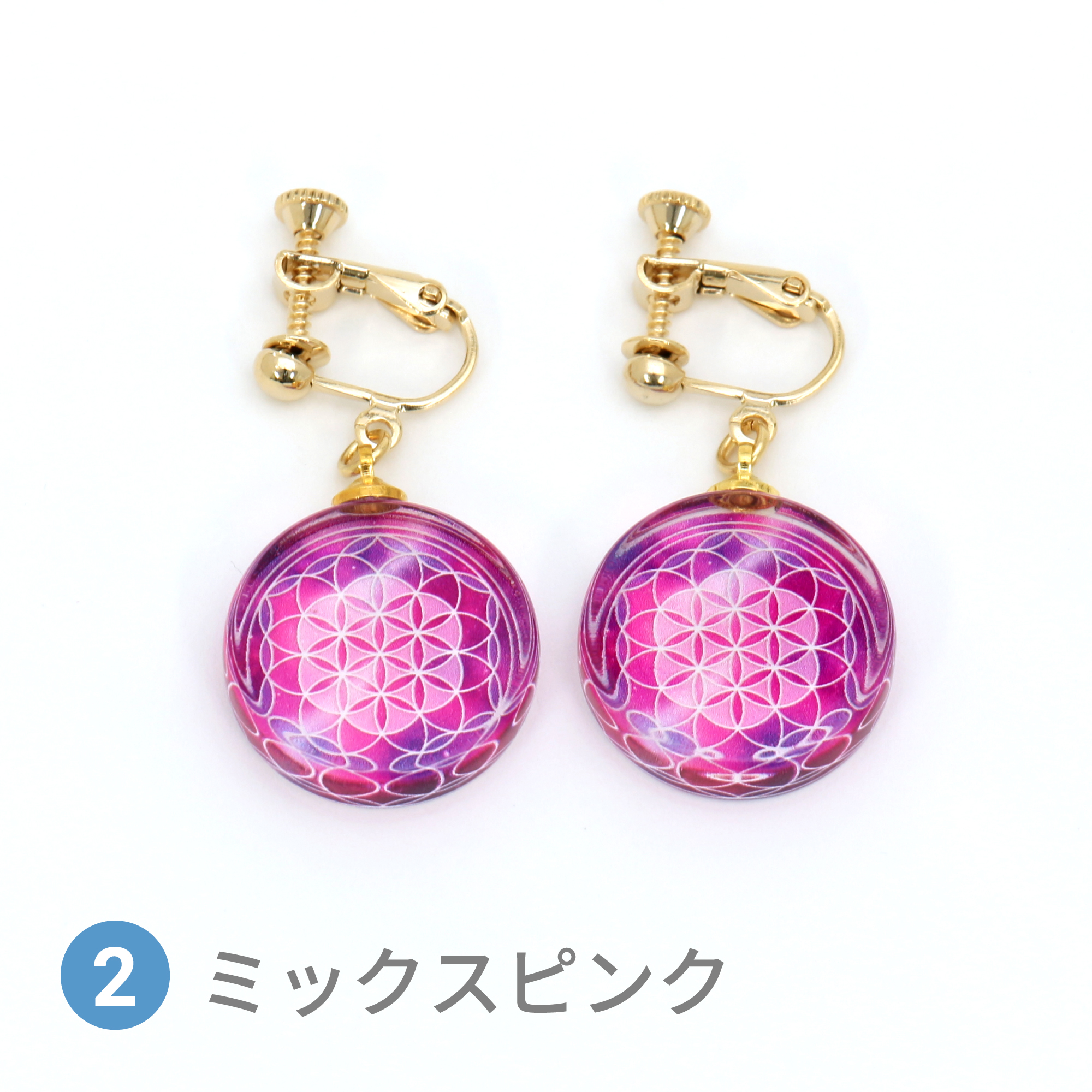 FLOWER OF LIFE ピアス/イヤリング