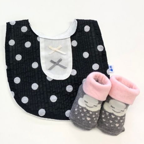 くもソックス＆ドットリボンスタイセット