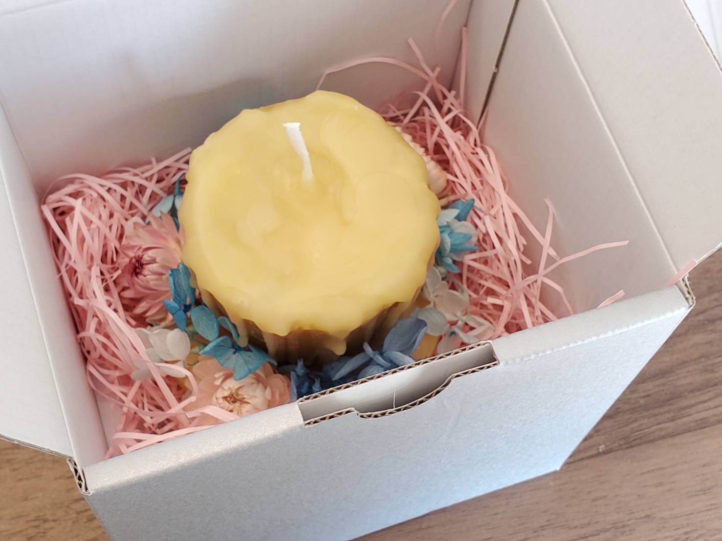 蜜ろうドリップケーキキャンドル