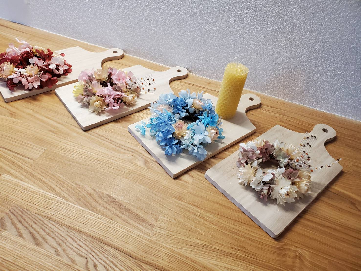 カッティングボード&ロールキャンドル