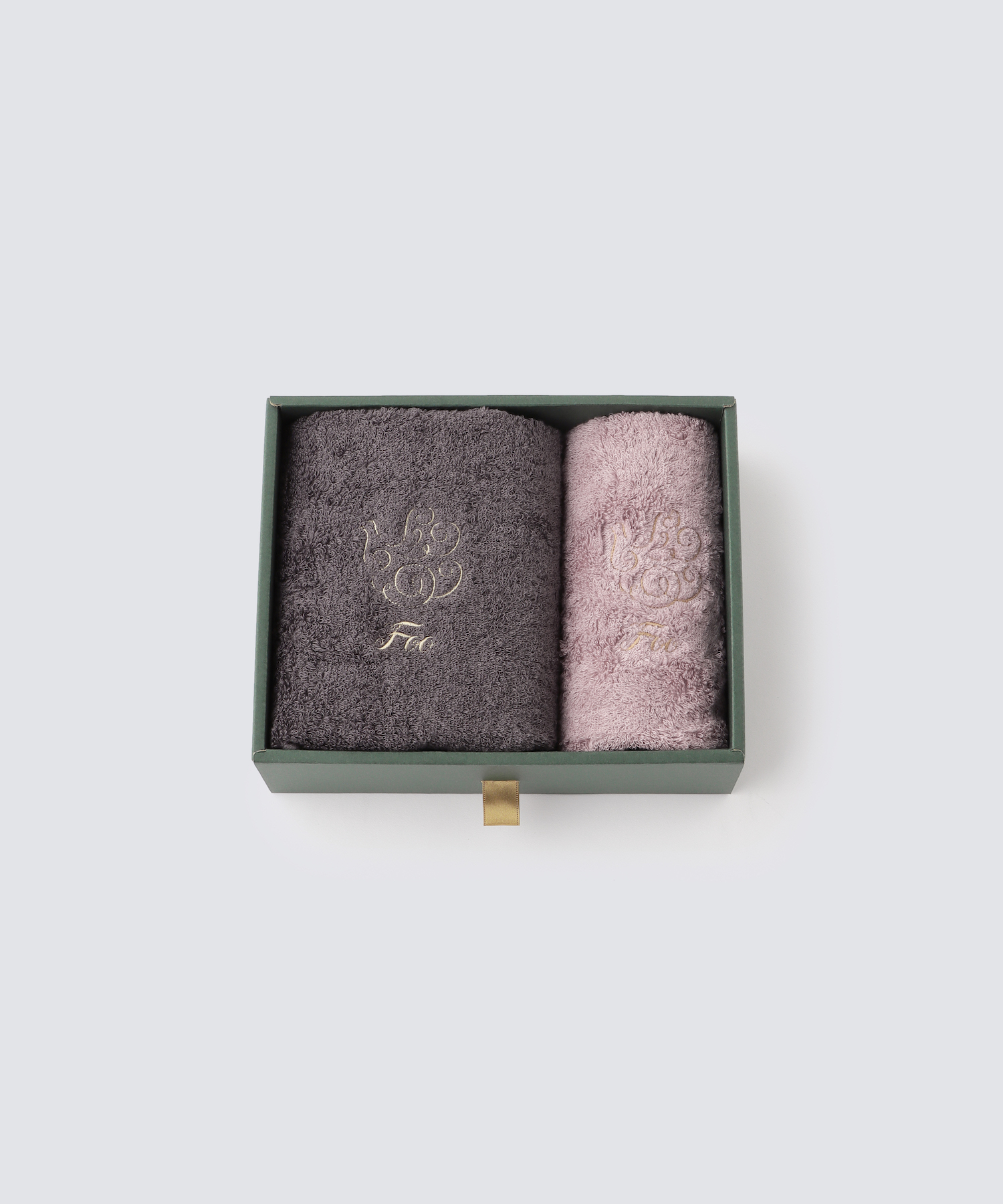 【Foo Tokyo】オーガニックコットン フェイスタオル1枚 ハンドタオル1枚 ギフトセット