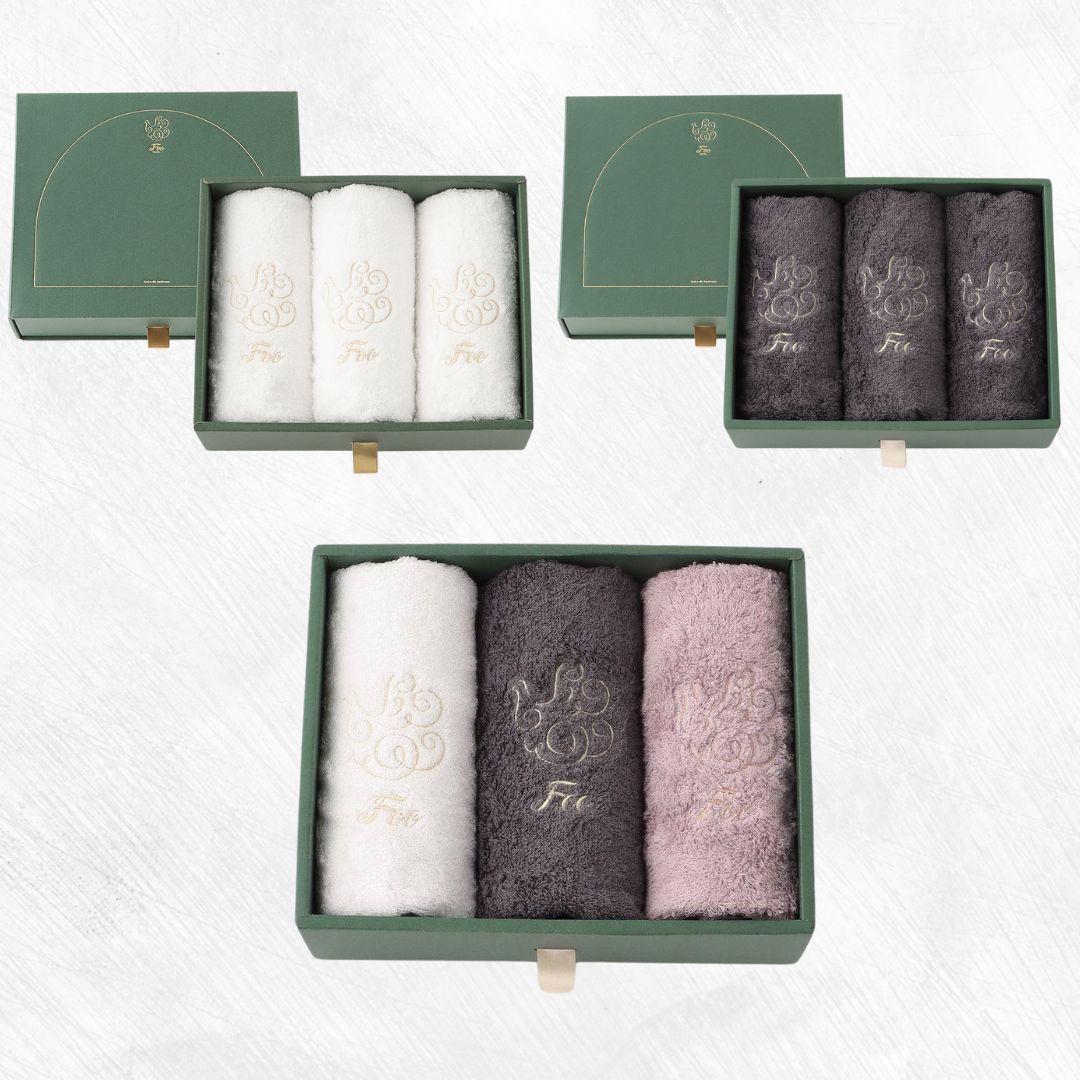 【Foo Tokyo】ハンドタオル3枚入り ギフトセット