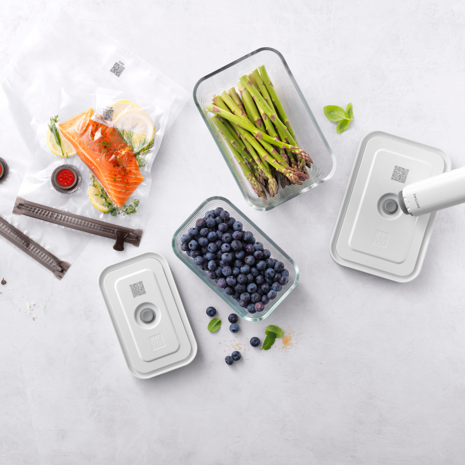 フレッシュ&セーブ 真空パック機 スターター7点セット ガラスコンテナ