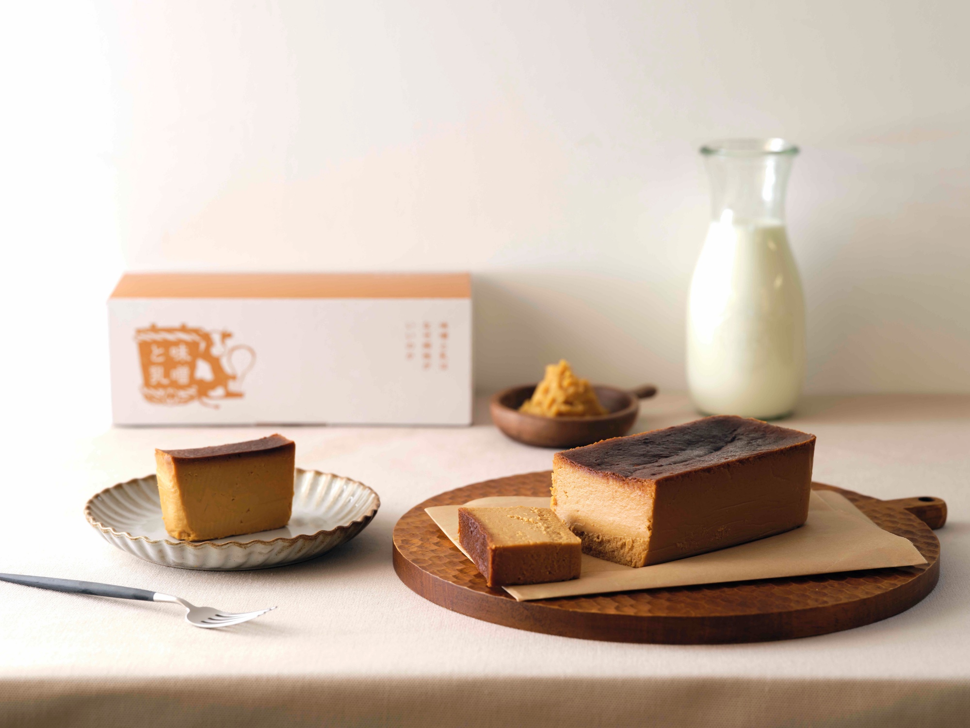 味噌キャラメルチーズケーキ