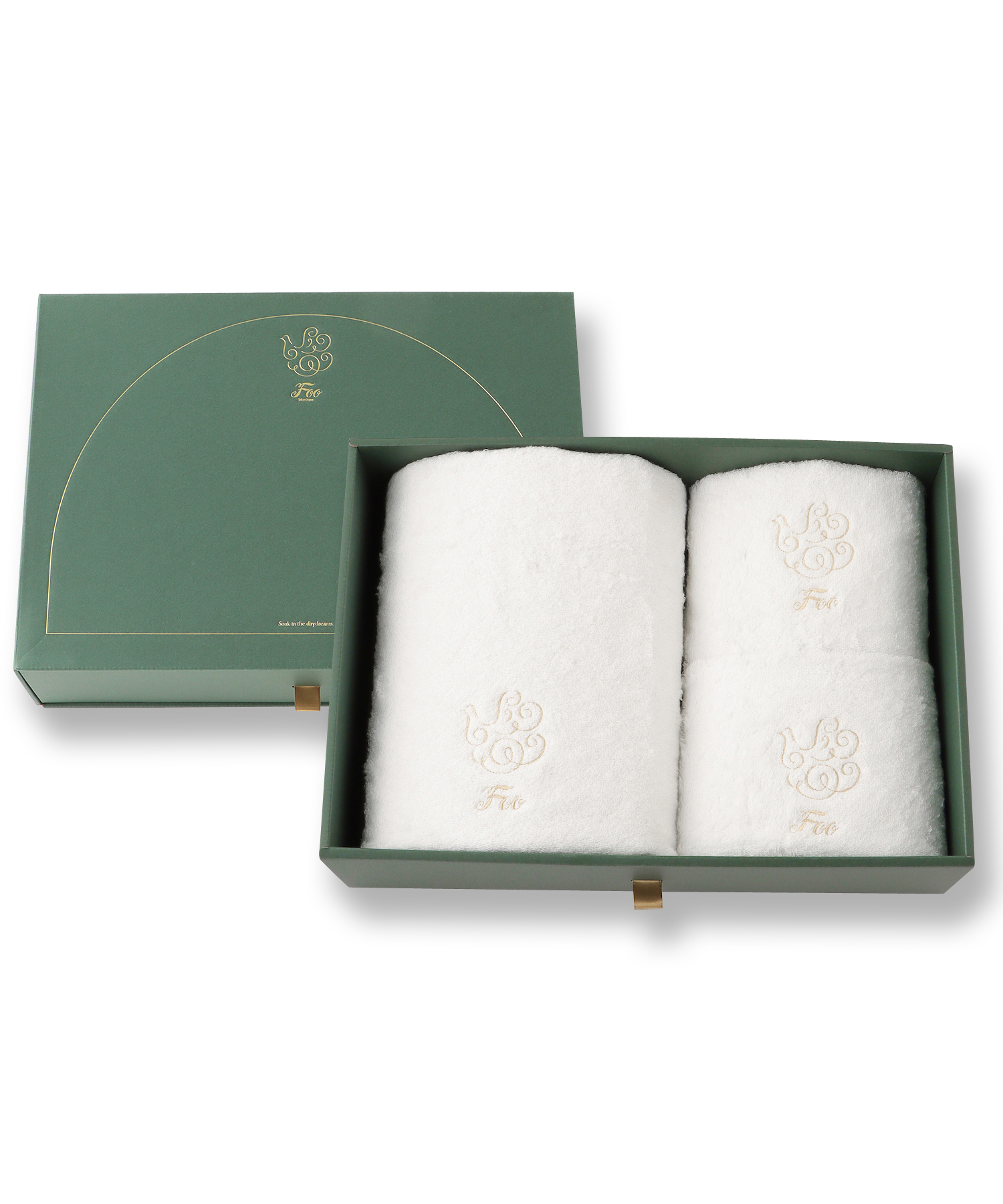 【Foo Tokyo】オーガニックコットン バスタオル1枚&フェイスタオル2枚入り ギフトセット