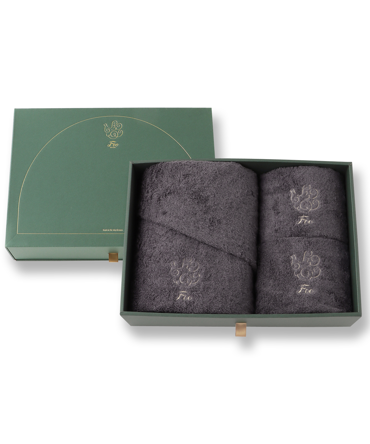 【Foo Tokyo】オーガニックコットン バスタオル1枚&フェイスタオル2枚入り ギフトセット